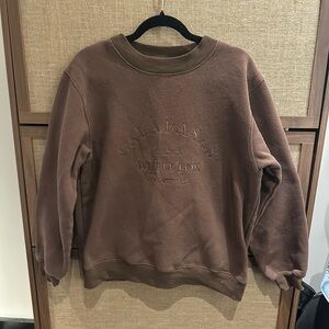 White Fox Boutique Brown Sweatshirt